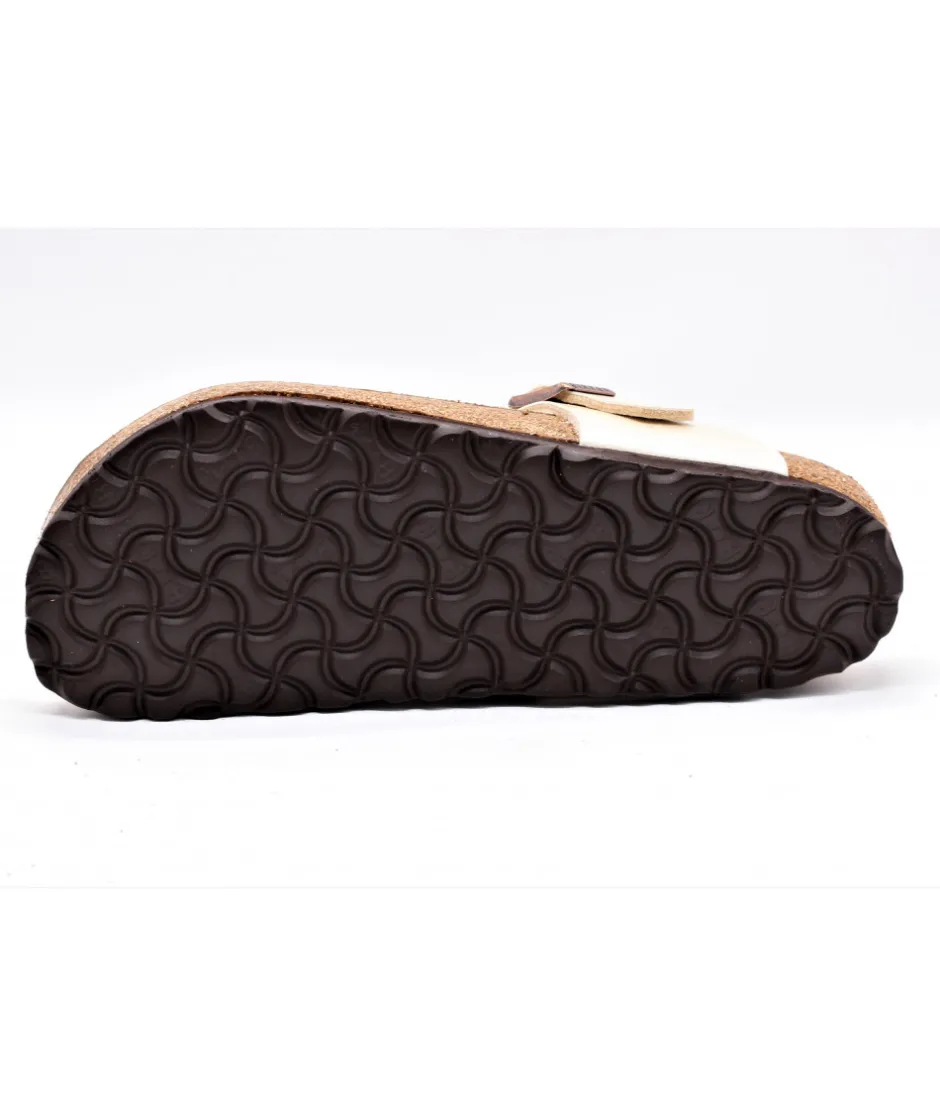 Femme L'Empreinte Chaussures Mules|Sandales Et Nu-Pieds|BIRKENSTOCK GIZEH BIRKO GRACEFUL PEARL WHITE