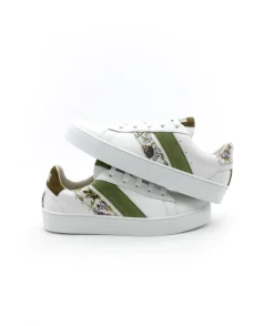 Femme L'Empreinte Chaussures Baskets|CAVAL HIGH SLASH GREEN FLORAL