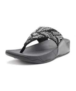 Femme L'Empreinte Chaussures Mules|FITFLOP LULU CRYSTAL FEATHER