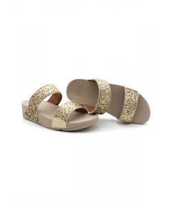 Femme L'Empreinte Chaussures Mules|FITFLOP LULU GLITTER SLIDES