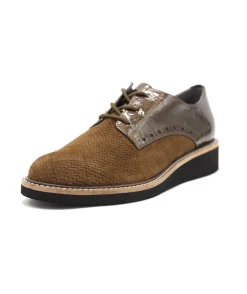 Femme L'Empreinte Chaussures Derbies|FUGITIVE CHAMOI VELOURS