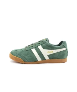 Homme L'Empreinte Chaussures Baskets|GOLA HARRIER SUEDE EVERGREEN OFF WHITE