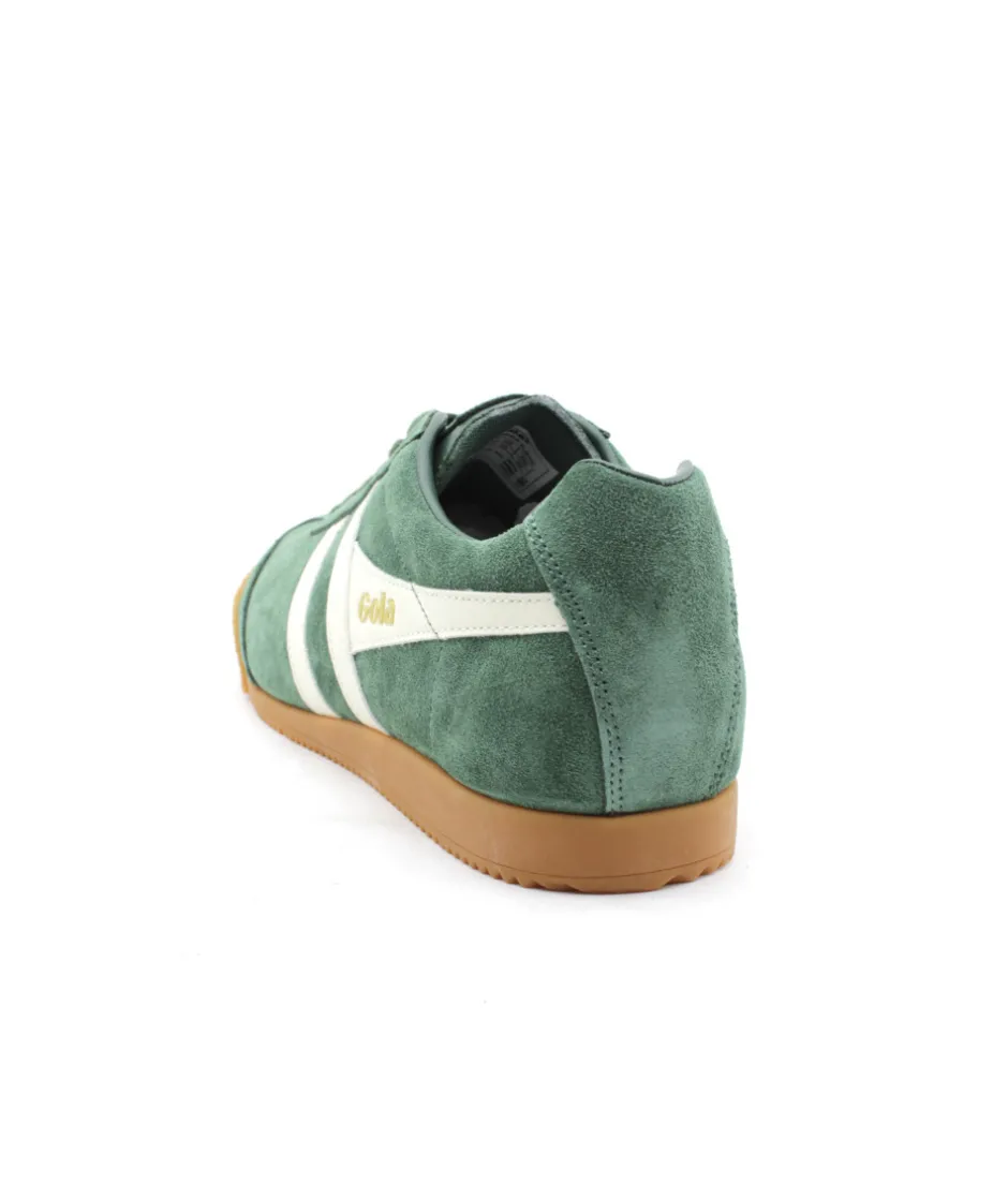 Homme L'Empreinte Chaussures Baskets|GOLA HARRIER SUEDE EVERGREEN OFF WHITE
