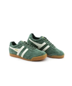 Homme L'Empreinte Chaussures Baskets|GOLA HARRIER SUEDE EVERGREEN OFF WHITE