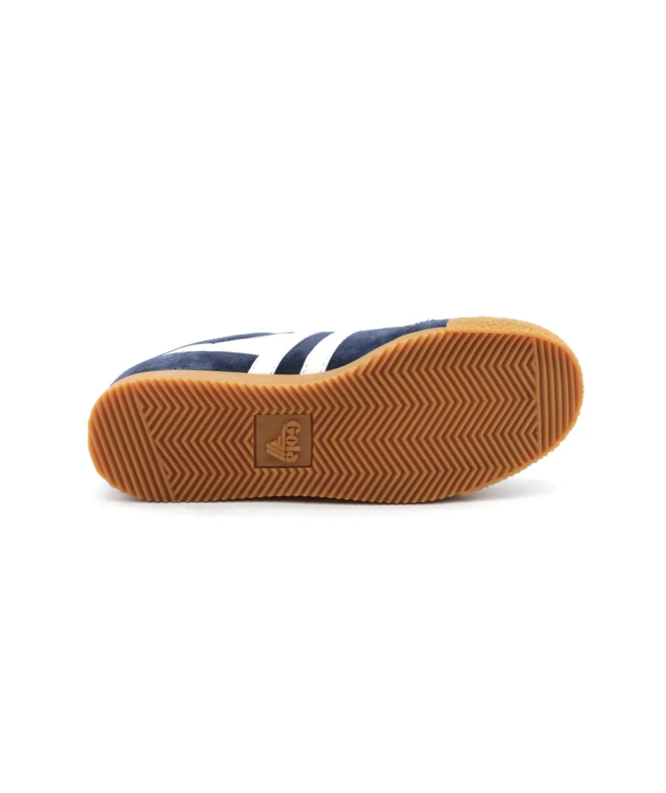 Femme L'Empreinte Chaussures Baskets|GOLA HARRIER SUEDE NAVY WHITE