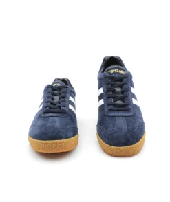 Femme L'Empreinte Chaussures Baskets|GOLA HARRIER SUEDE NAVY WHITE