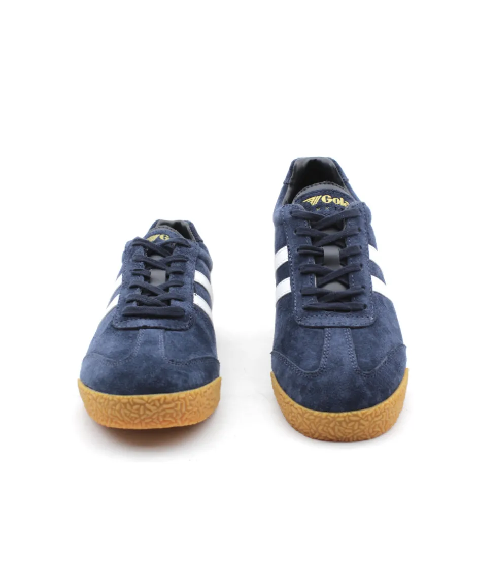 Femme L'Empreinte Chaussures Baskets|GOLA HARRIER SUEDE NAVY WHITE