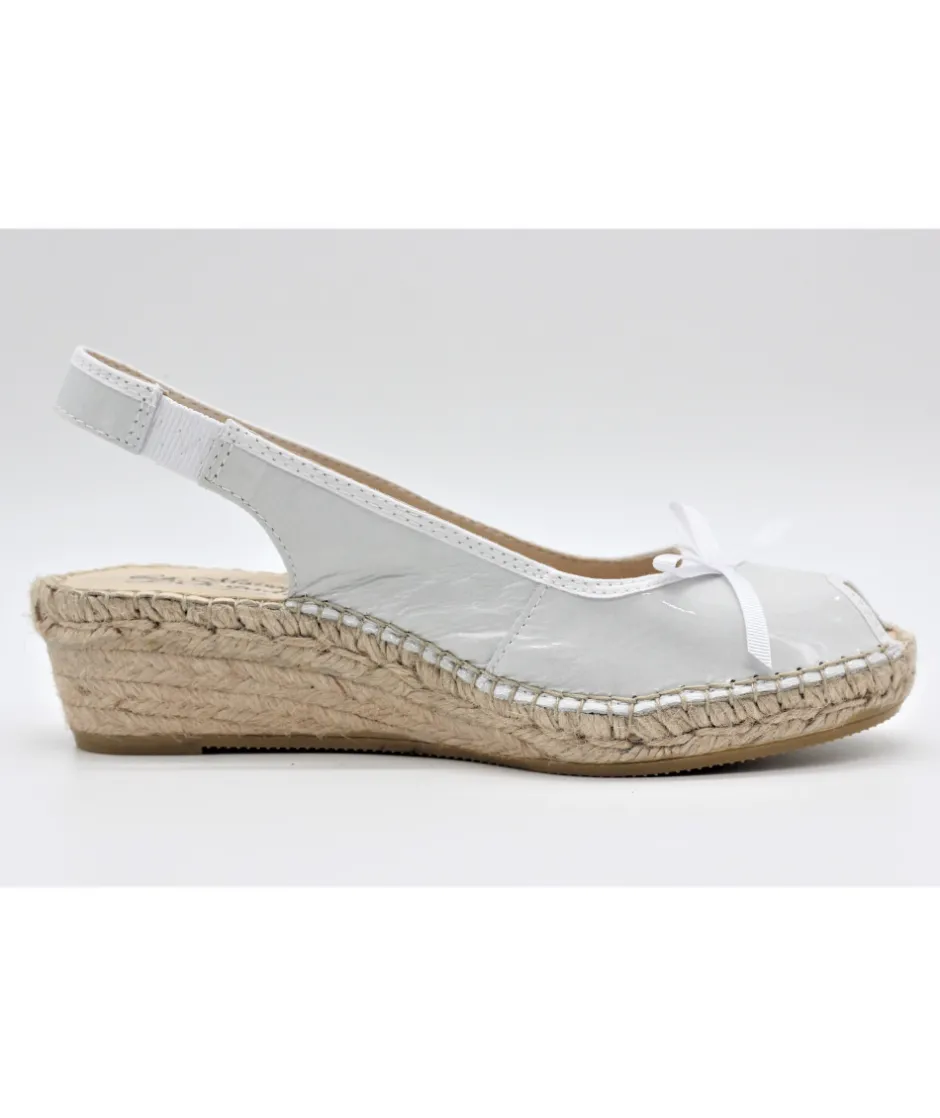 Femme L'Empreinte Chaussures Espadrilles|LA MAISON DE L'ESPADRILLE 905 TALON BAS VERNIS