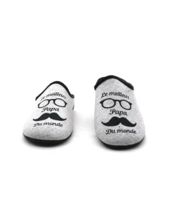 Homme L'Empreinte Chaussures Chaussons|LA MAISON DE L'ESPADRILLE 108-6-H12 MULE