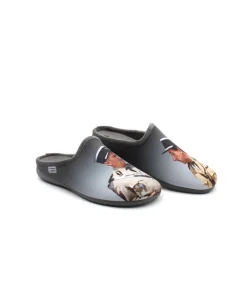 Homme L'Empreinte Chaussures Chaussons|LA MAISON DE L'ESPADRILLE 6772-7 MULE