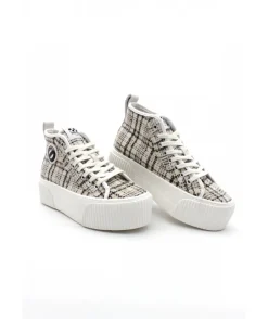 Femme L'Empreinte Chaussures Baskets|NO NAME IRON MID SIDE SCOTT