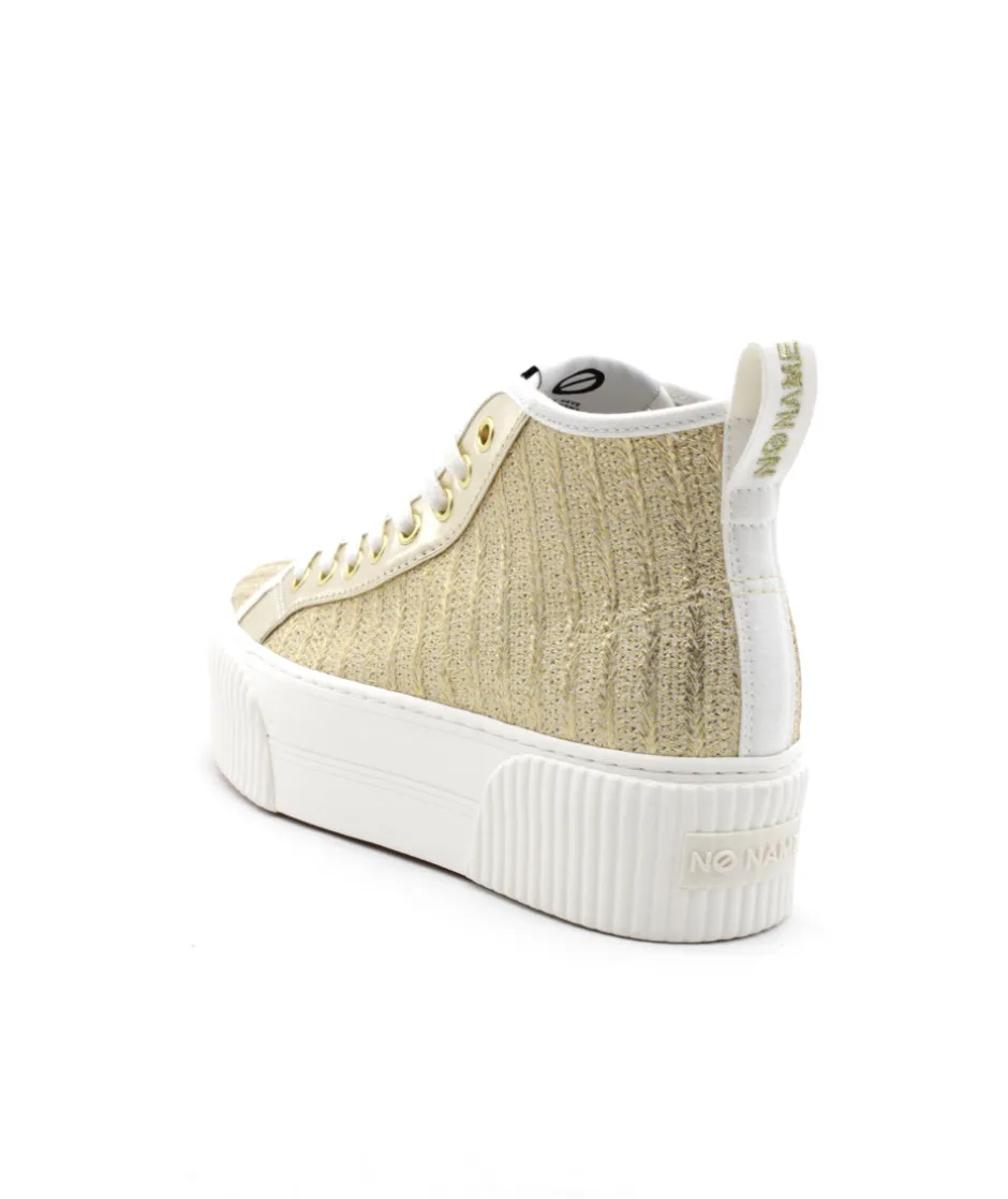 Femme L'Empreinte Chaussures Baskets|NO NAME IRON MID W STRAW