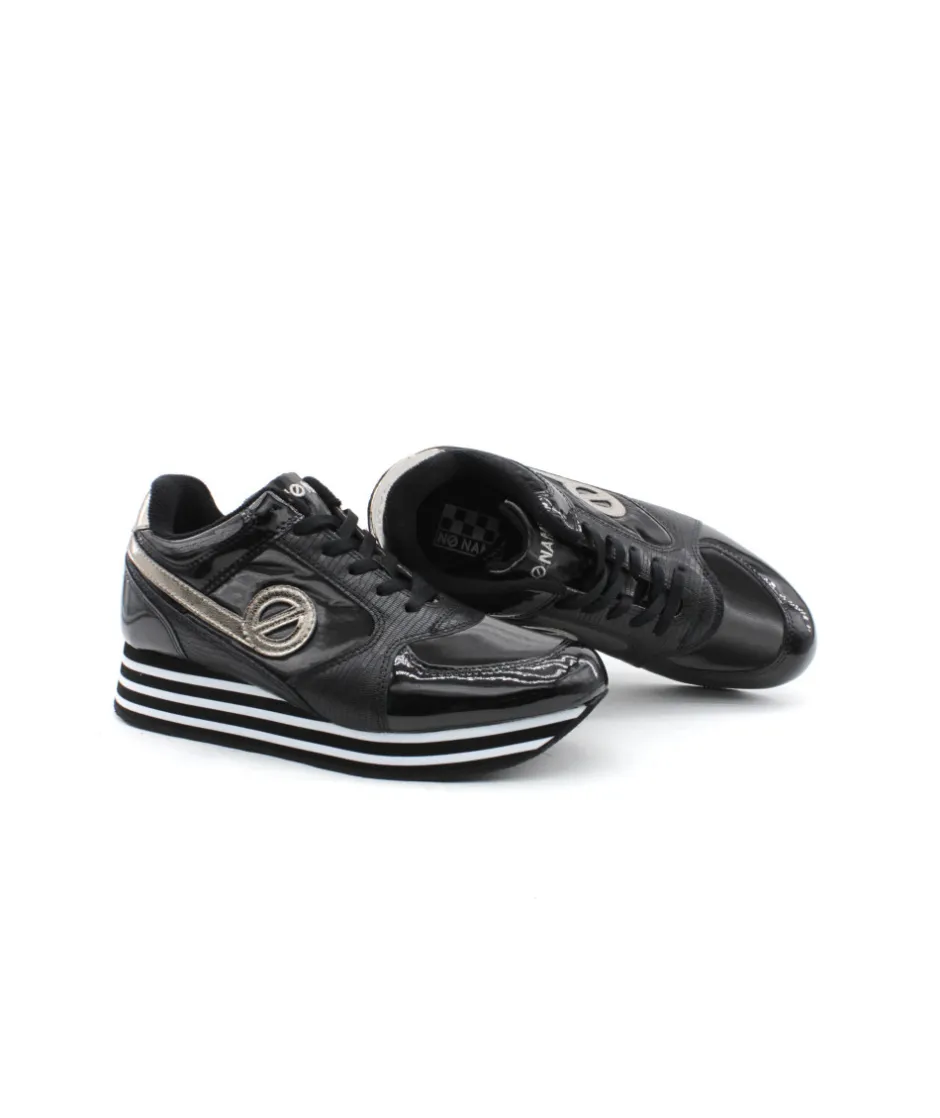 Femme L'Empreinte Chaussures Baskets|NO NAME PARKO JOGGER PATENT LIZ