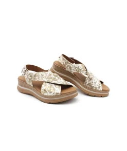 Femme L'Empreinte Chaussures Sandales Et Nu-Pieds|PAULA URBAN 24-526 FLORES METAL