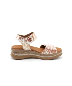 Femme L'Empreinte Chaussures Sandales Et Nu-Pieds|PAULA URBAN 28-569 FLORES METAL