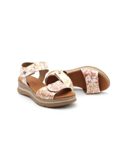 Femme L'Empreinte Chaussures Sandales Et Nu-Pieds|PAULA URBAN 28-569 FLORES METAL