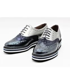 Femme L'Empreinte Chaussures Derbies|PERTINI 12589