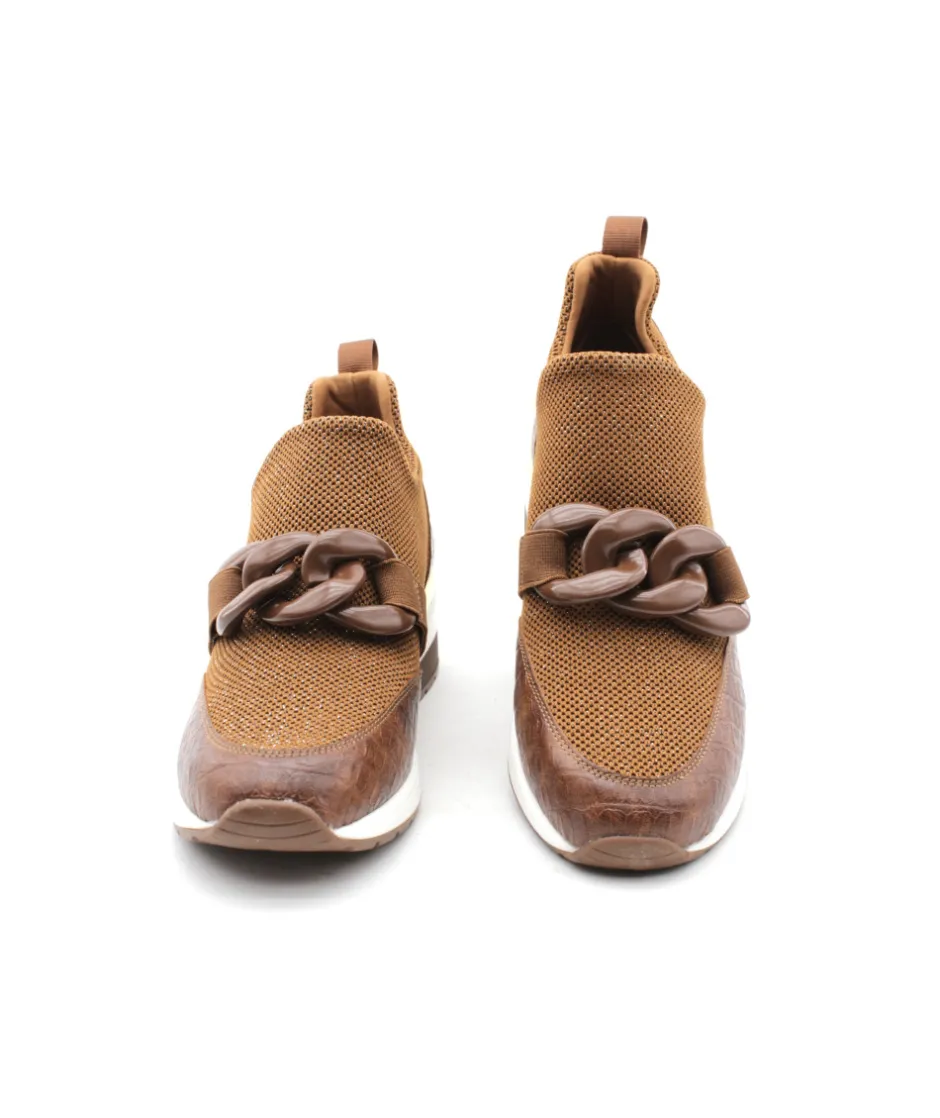 Femme L'Empreinte Chaussures Baskets|REQINS IROKO CROCHET LAME